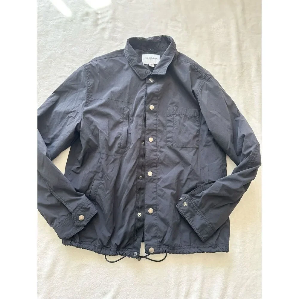 Goodfellow men’s black windbreaker jacket - M